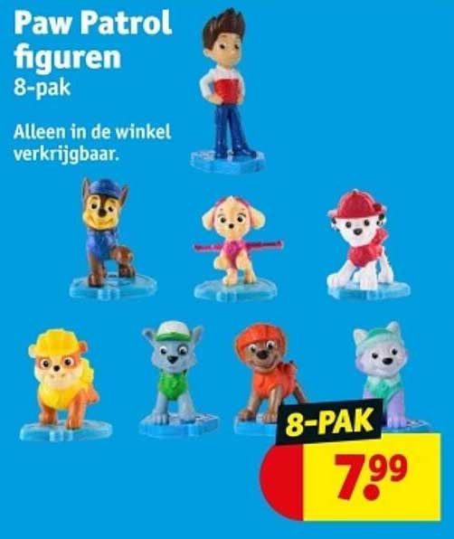 Paw Patrol figuren 8-pak