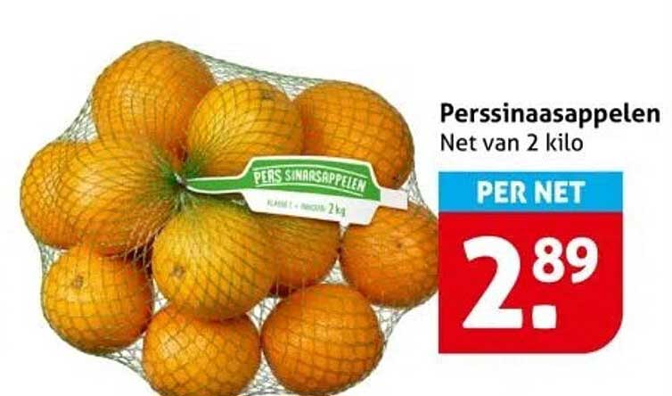 Perssinaasappelen Net van 2 kilo