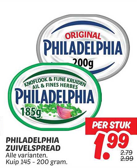 PHILADELPHIA ZUIVELSPREAD
