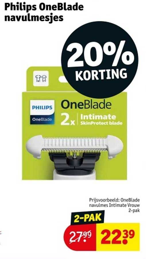 Philips OneBlade navulmesjes