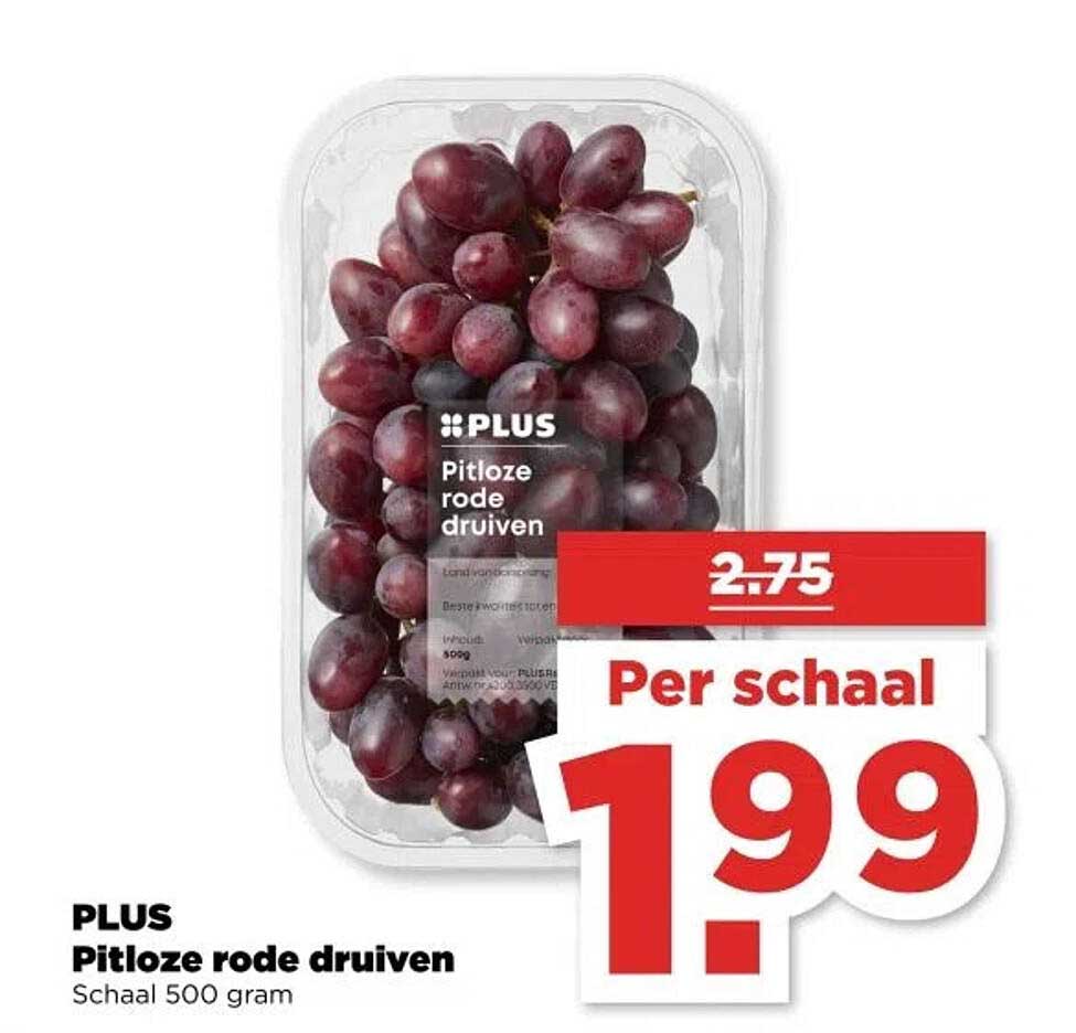 Pitloze rode druiven