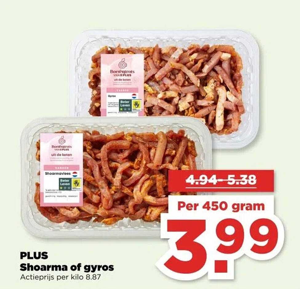 PLUS Shoarma of gyros