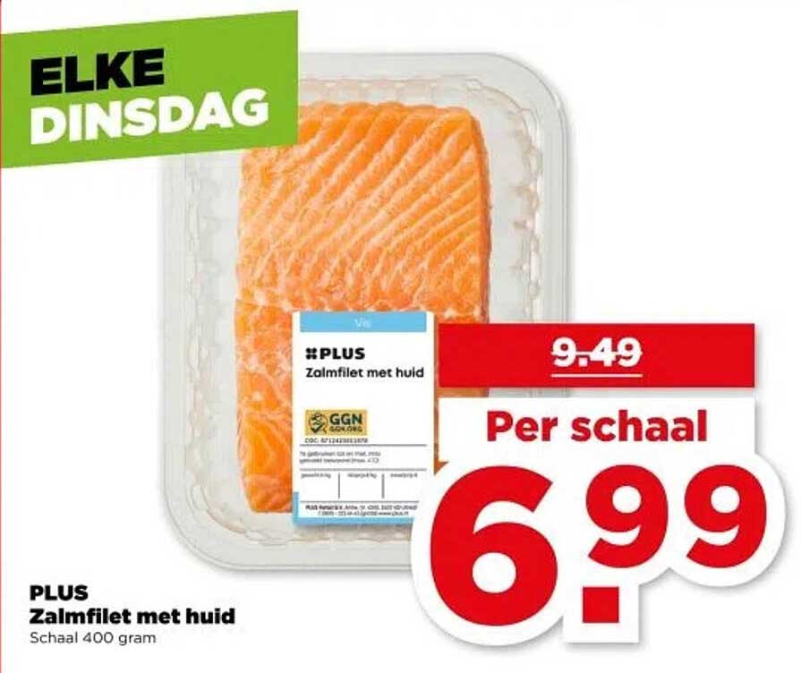 PLUS Zalmfilet met huid