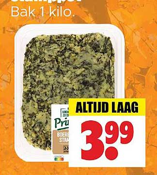 Pronto Boeren Stamppot Bak 1 kilo