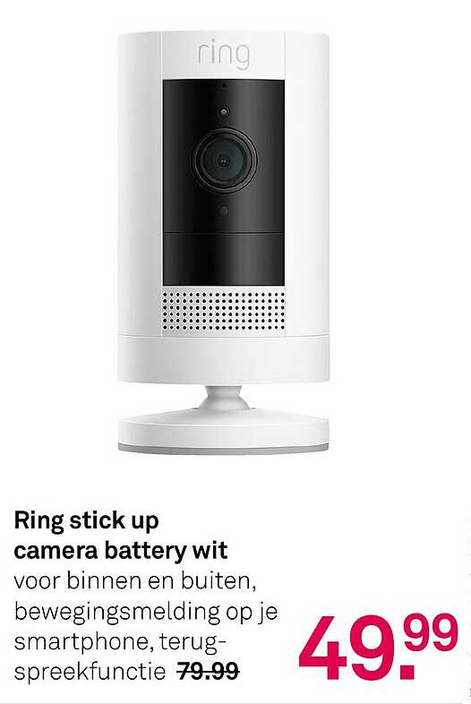Ring stick up camera battery wit