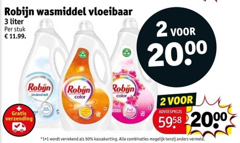 Robijn wasmiddel vloeibaar