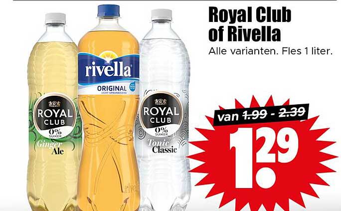 Royal Club of Rivella - Fles 1 liter