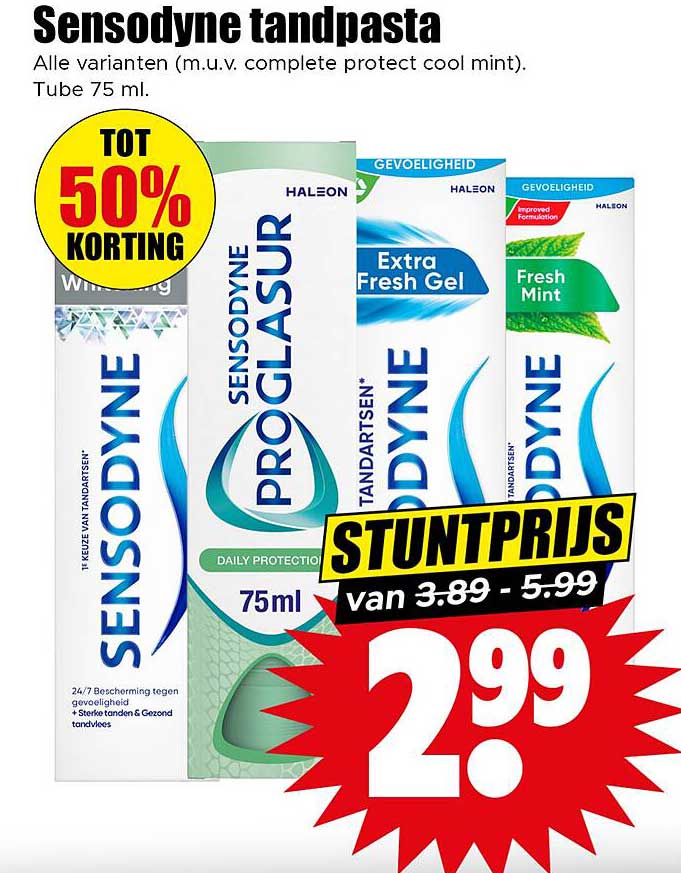 Sensodyne tandpasta