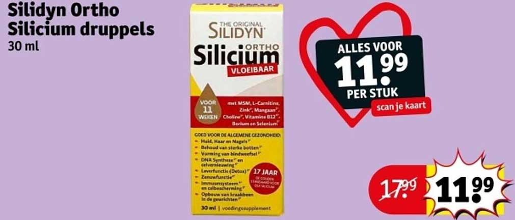 Silidyn Ortho Silicium druppels 30 ml