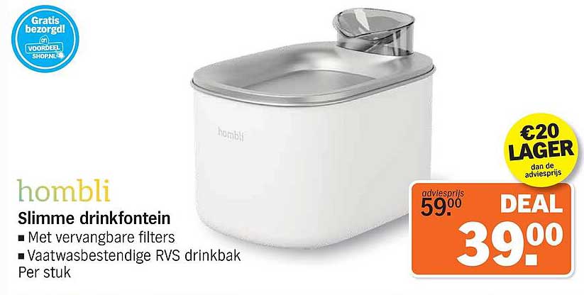 Slimme drinkfontein