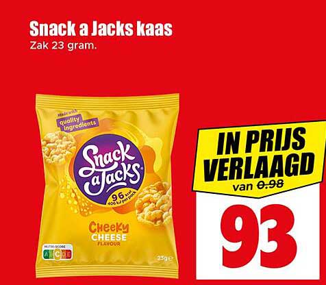 Snack a Jacks kaas