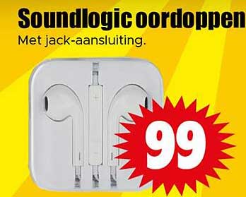 Soundlogic oordoppen Met jack-aansluiting.