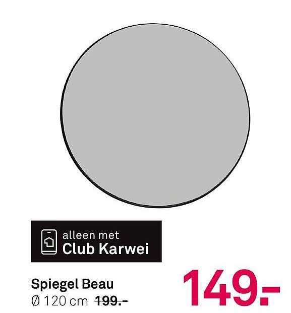 Spiegel Beau Ø 120 cm