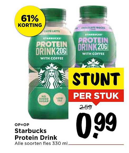 Starbucks Protein Drink