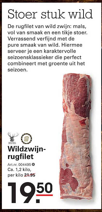 Stoer stuk wild