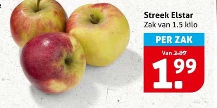 Streek Elstar Zak van 1.5 kilo