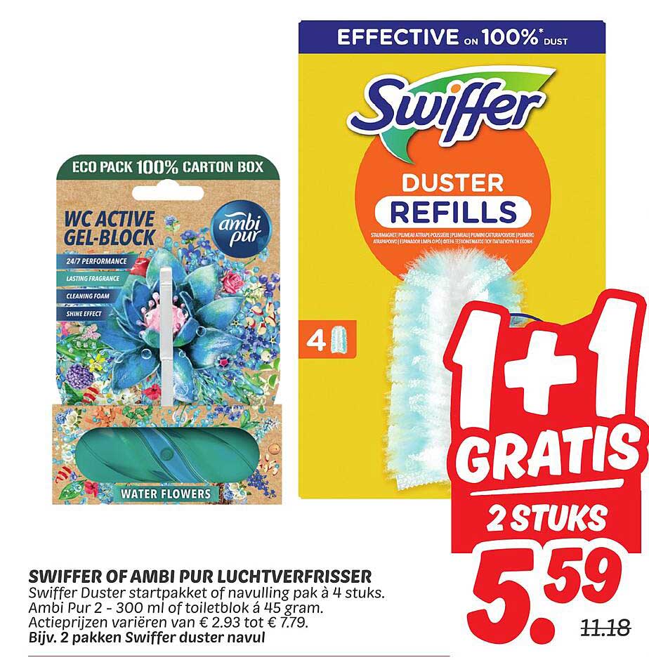 SWIFFER OF AMBI PUR LUCHTVERFRISSER