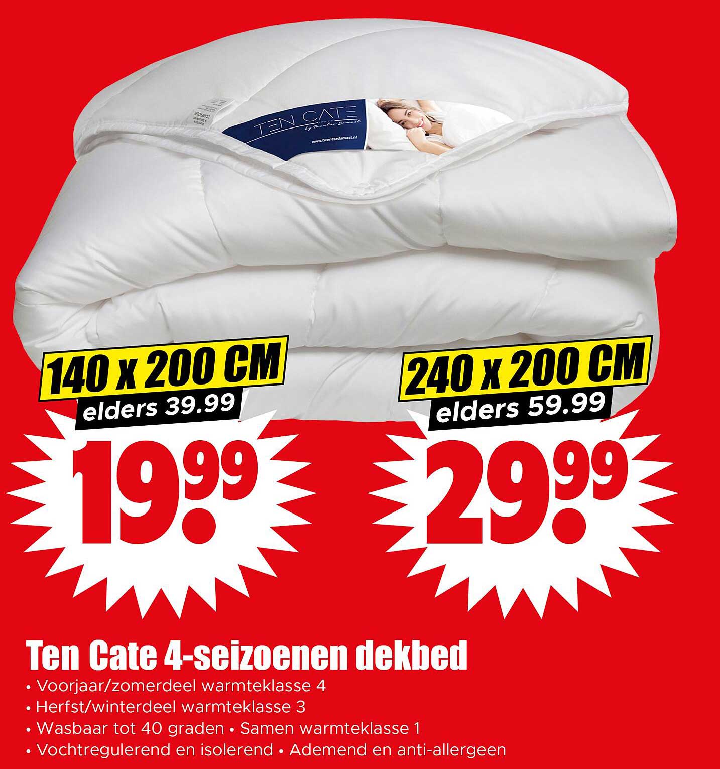 Ten Cate 4-seizoenen dekbed