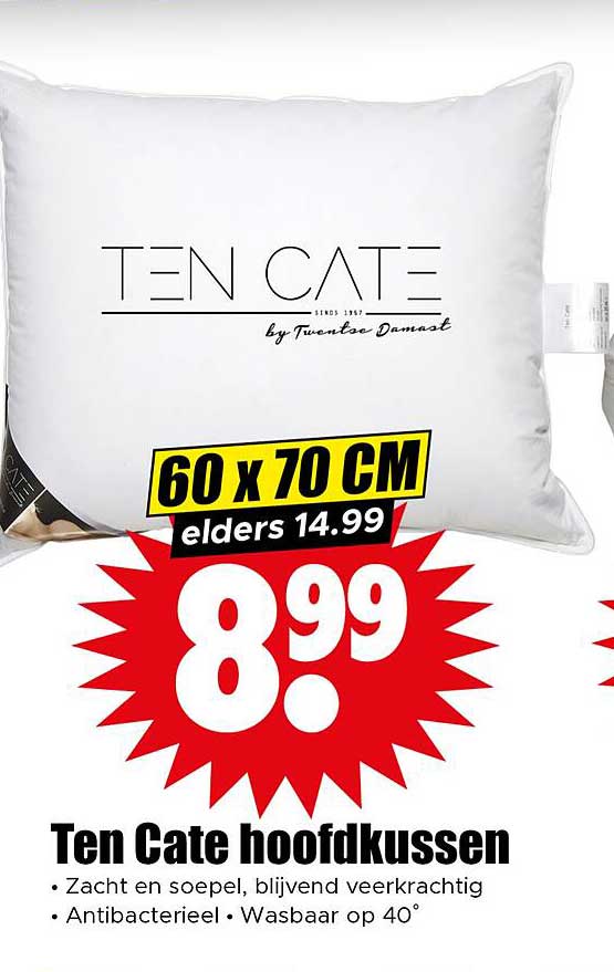 Ten Cate hoofdkussen