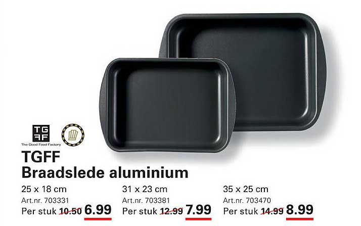 TGFF Braadslede aluminium