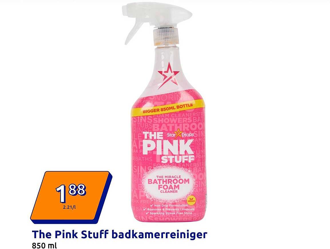 The Pink Stuff badkamerreiniger 850 ml