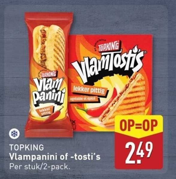 TOPKING Vlampanini of -tosti's
