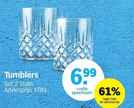 Tumblers Set 2 stuks