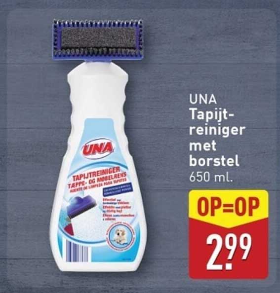 UNA Tapijtreiniger met borstel 650 ml.