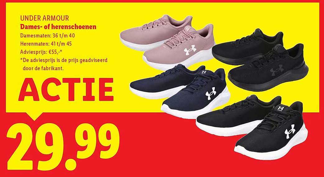 UNDER ARMOUR Dames- of herenschoenen