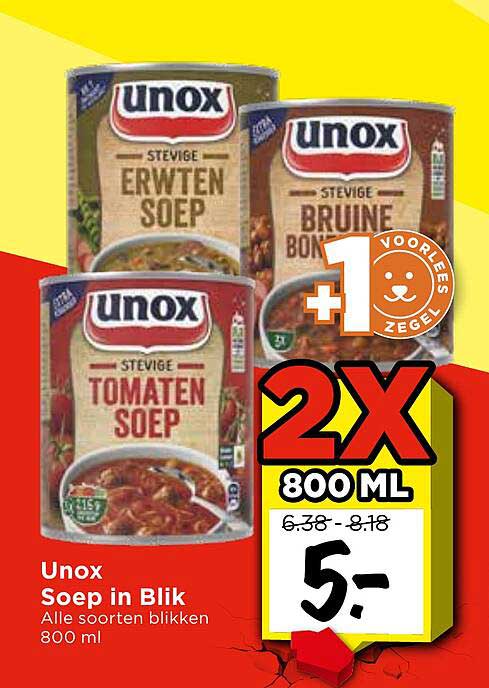 Unox Soep in Blik