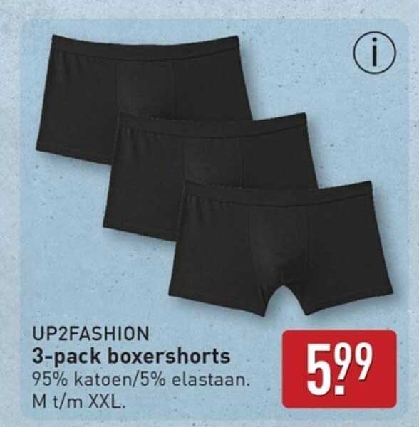 UP2FASHION 3-pack boxershorts
