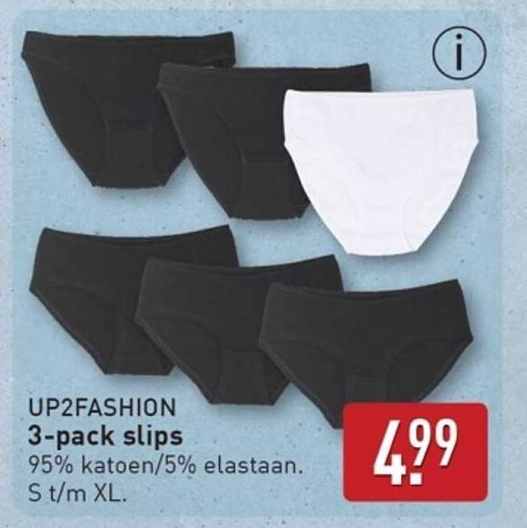 UP2FASHION 3-pack slips