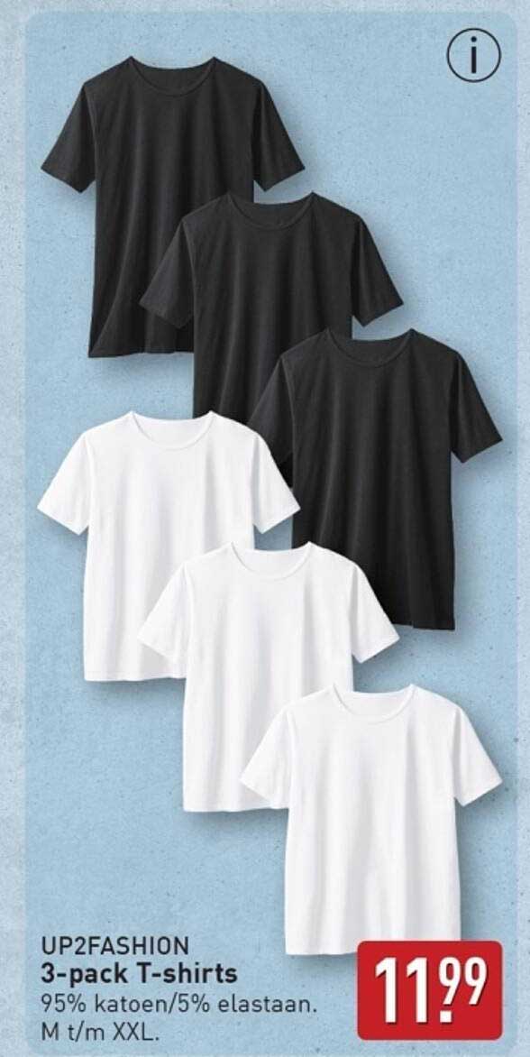 UP2FASHION 3-pack T-shirts