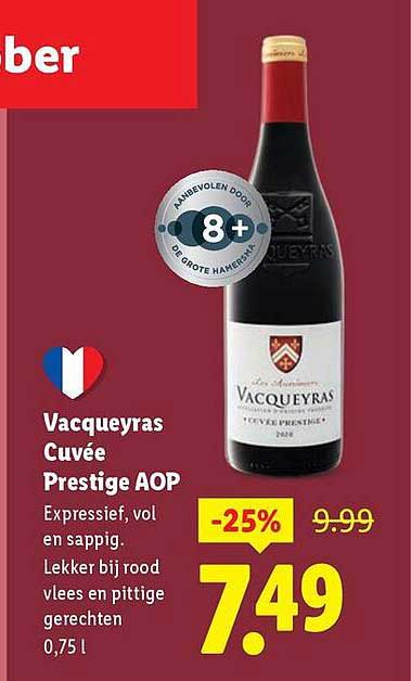 Vacqueyras Cuvée Prestige AOP