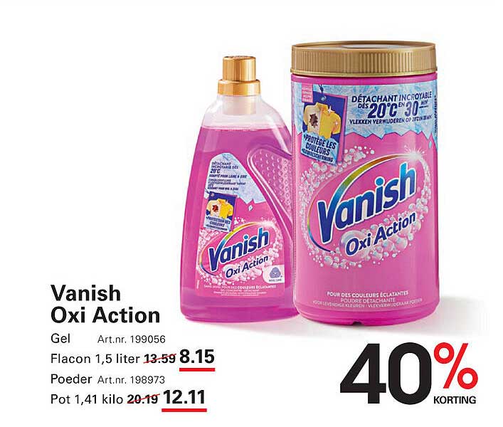 Vanish Oxi Action
