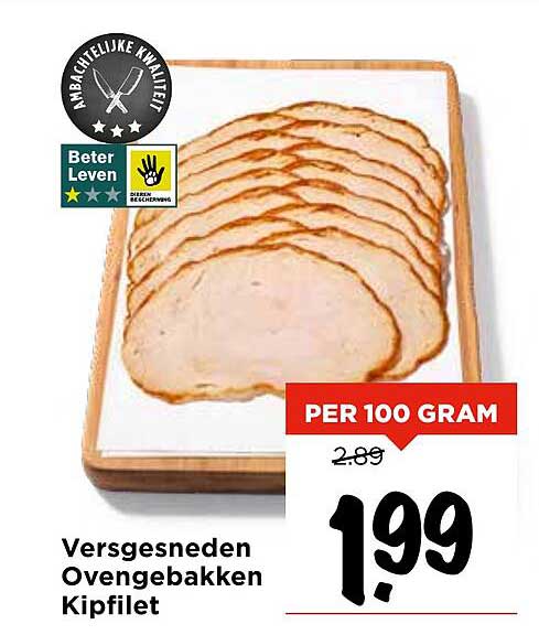 Versgesneden Ovengebakken Kipfilet