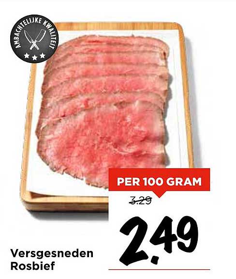 Versgesneden Rosbief