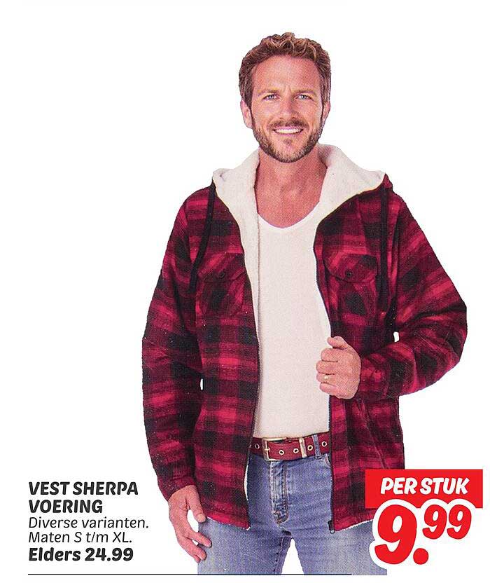VEST SHERPA VOERING