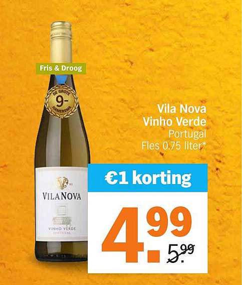 Vila Nova Vinho Verde Portugal Fles 0.75 liter
