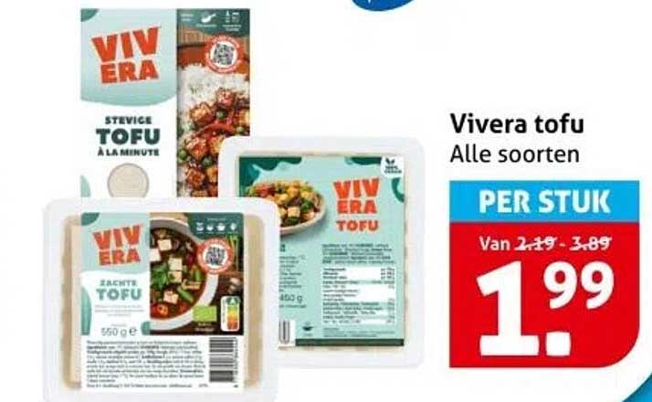 Vivera tofu Alle soorten