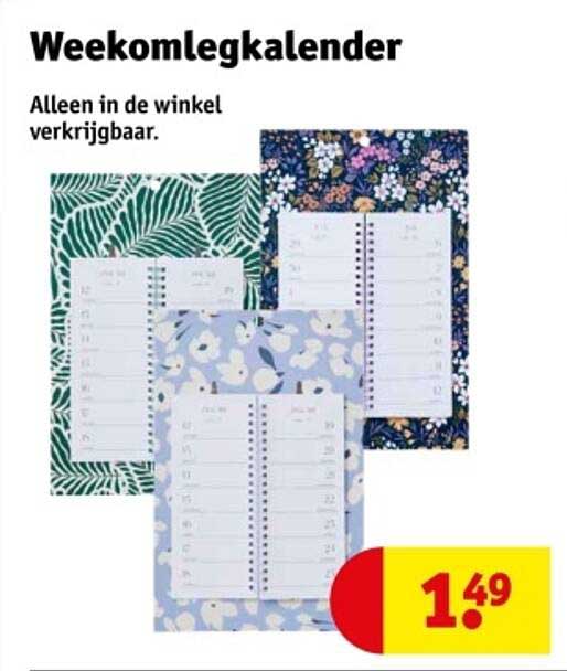 Weekomlegkalender
