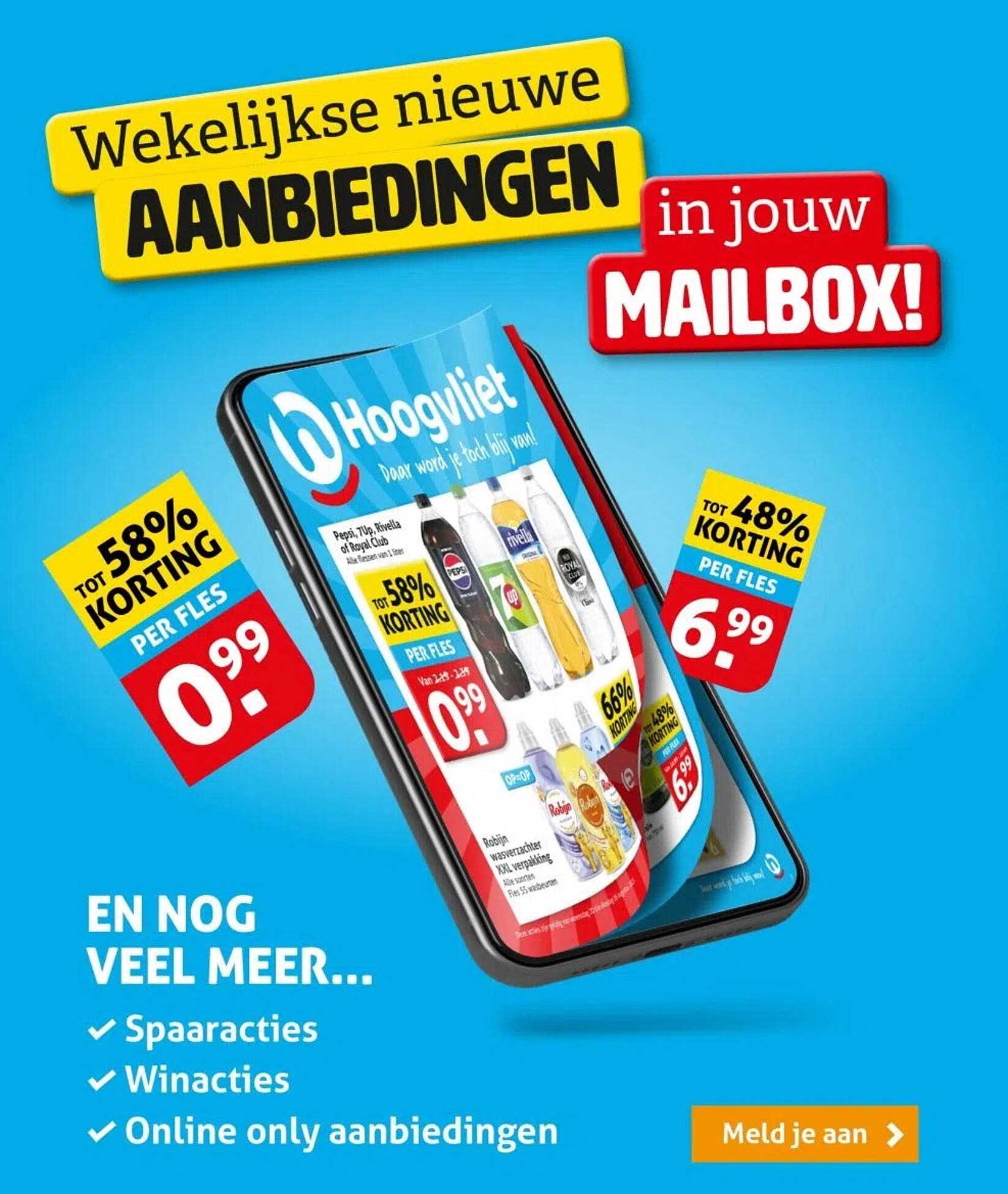 Wekelijkse nieuwe AANBIEDINGEN