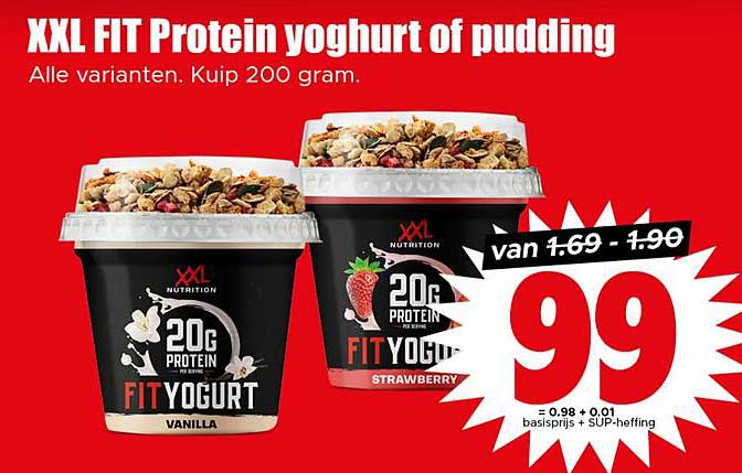 XXL FIT Protein yoghurt of pudding