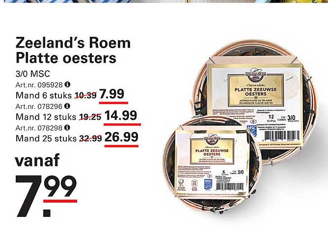 Zeeland’s Roem Platte oesters