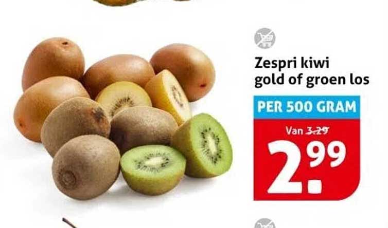Zespri kiwi gold of groen los