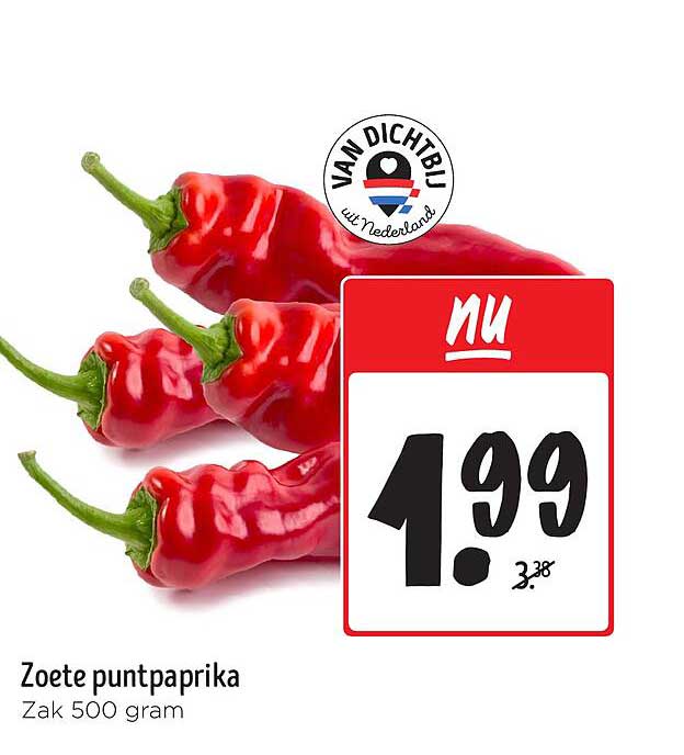 Zoete puntpaprika