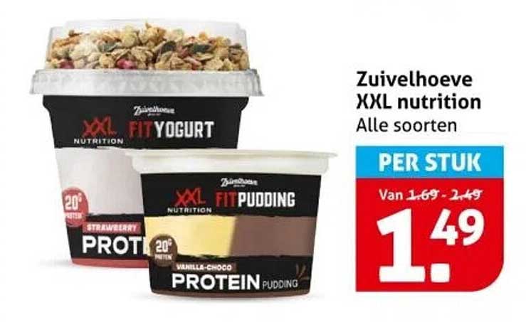 Zuivelhoeve XXL nutrition