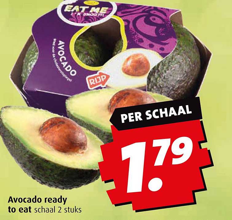 Avocado ready to eat schaal 2 stuks