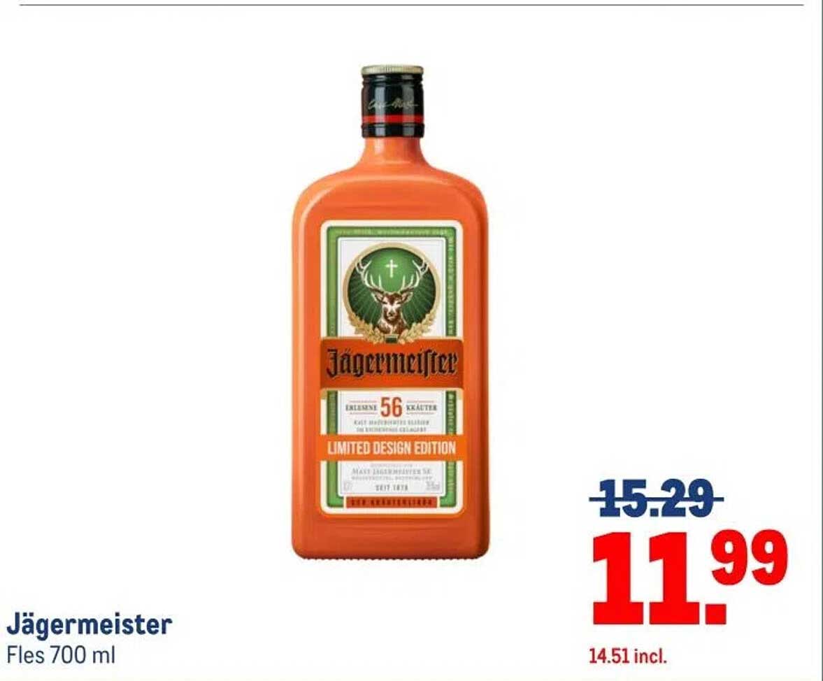 Jägermeister Fles 700 ml