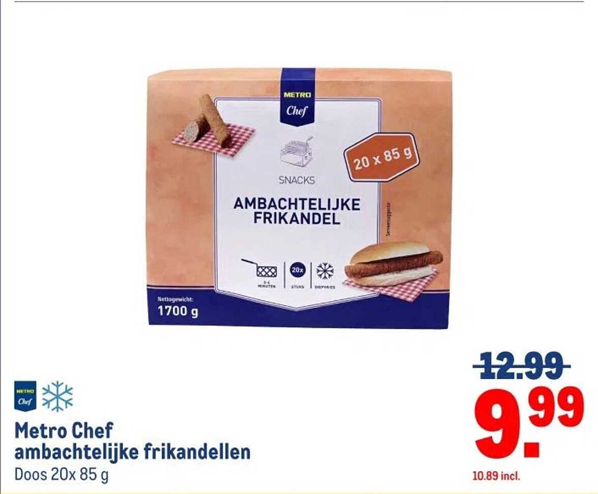 Metro Chef ambachtelijke frikandellen